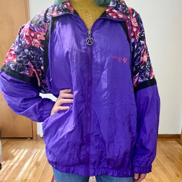 Vtg c.1990s windbreaker 🖤 - Picture 10 of 13